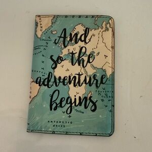 Adventure Begins Passport Holder